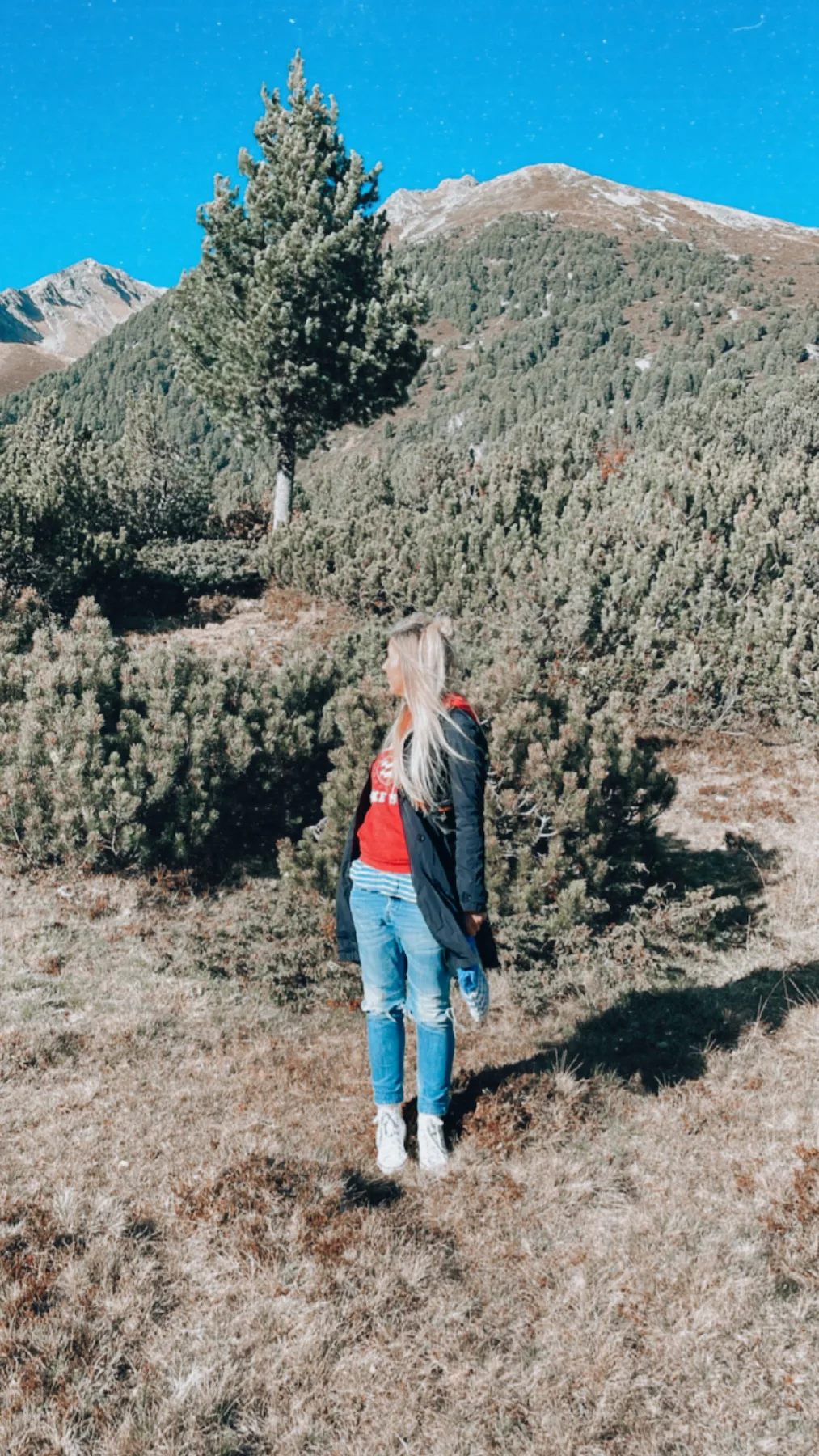 alli in the woods
